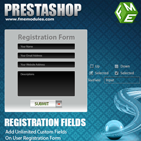 PrestaShop Top Seller Modules: PrestaShop Registration Fields Module