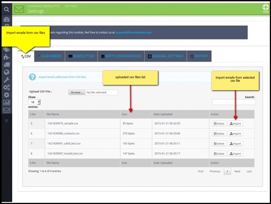PrestaShop Top Seller Modules: PrestaShop Module for Sending Newsletter