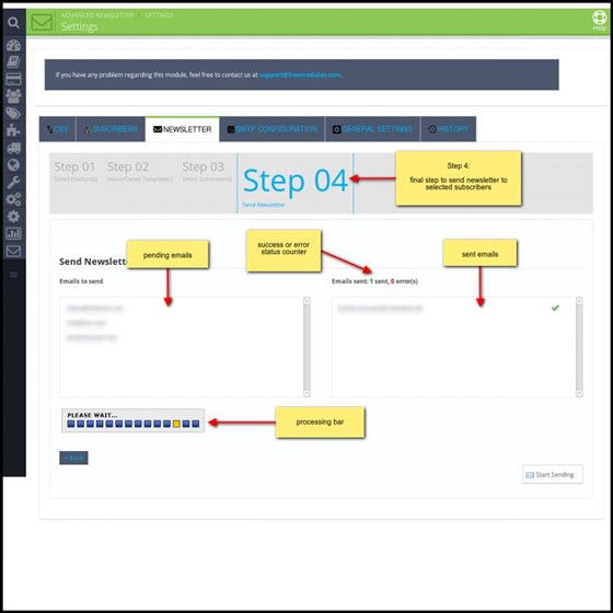 PrestaShop Top Seller Modules: PrestaShop Module for Sending Newsletter